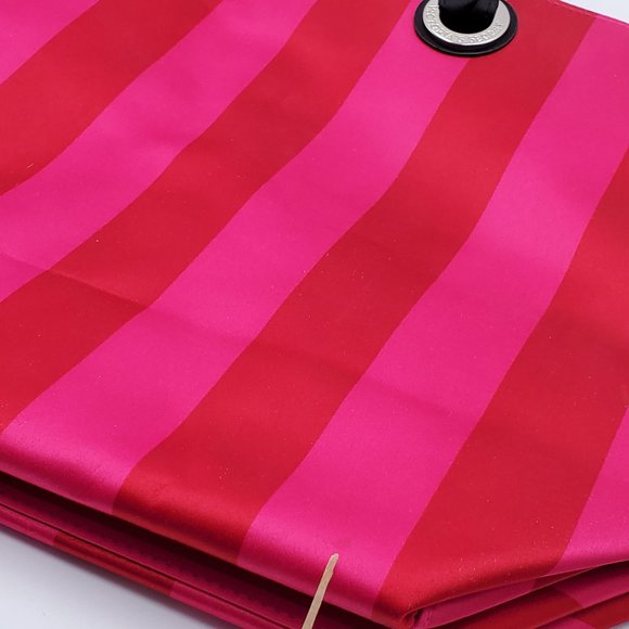 Victoria’s Secret Studded Red & Pink Striped Tote Bag - Picture 15 of 16